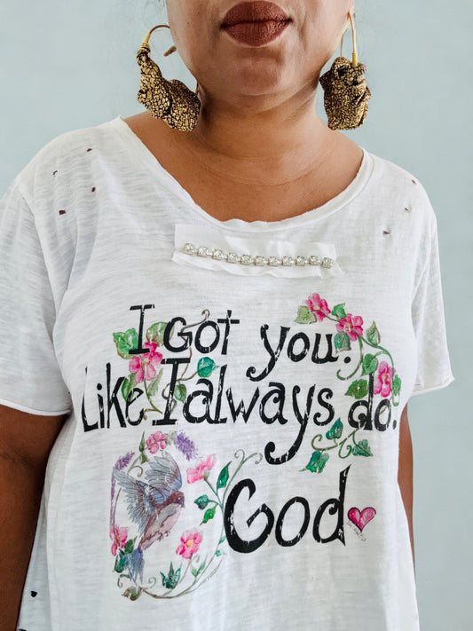 "I Got You" Distressed Shirt